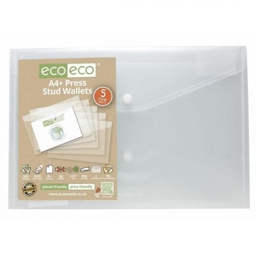 eco eco Press Stud Wallets A4 Plus