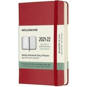 Moleskine Academic Diary 2021-22 Pocket Week to View