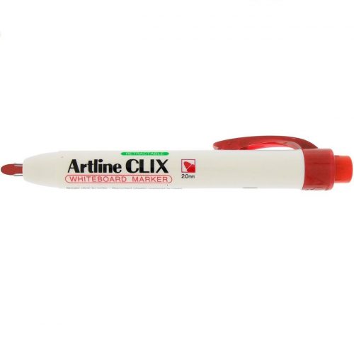 Artline Clix Retractable Whiteboard Markers EK-573A-red