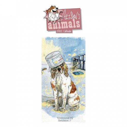 Alison's Animals Slim Calendar 2022-main