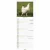 Chickens Slim Calendar 2022-inside
