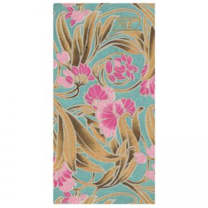 Letts Japanese Paper Slim Week to View Diary 2022 Turquoise-front