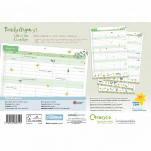 Life In the Garden A4 Family Planner 2022-back