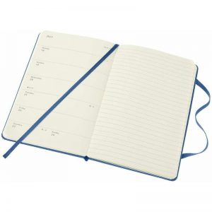 Moleskine 2022 Pocket Weekly Notebook Diary Hard Cover Harry Potter Antwerp Blue-inside