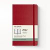 Moleskine 2022 Pocket Weekly Notebook Diary Hard Cover Scarlet Red-front