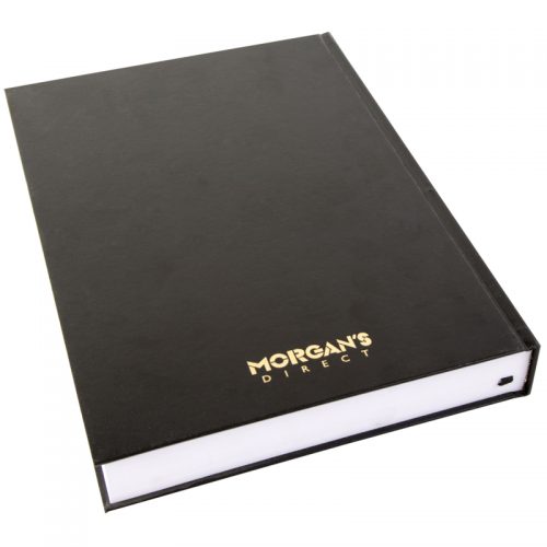 Morgan's Direct Two Page a Day Diary-black-reverse