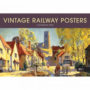 Vintage Railway Posters A4 Calendar 2022-front