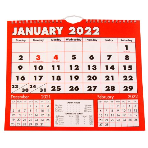 2022 Boldtype Calendar Planner-front