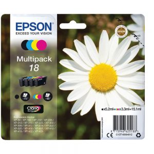 Epson 18 CMYK Ink Cartridge Multipack