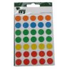 Ivy Round Circle Sticky Dot 13mm assorted