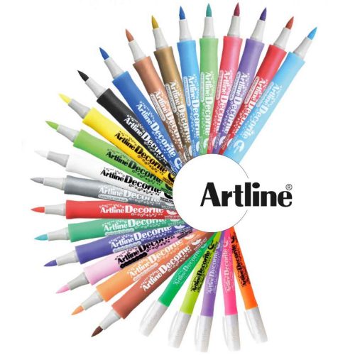 Artline Decorite Brush Marker Pen-set-2