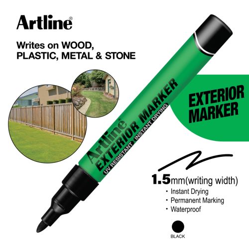 Artline Exterior Marker Pen Bullet Nib EKPR-EXM-info1