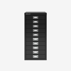 Bisley Filing Cabinet 10 Drawer H2910NL Black-F