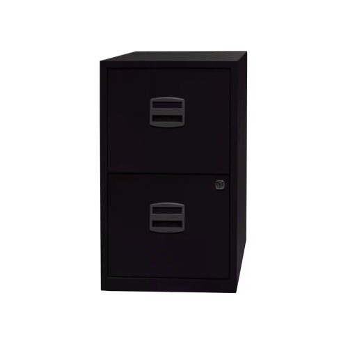 Bisley Filing Cabinet 2 Drawer Black3