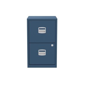 Bisley Filing Cabinet 2 Drawer oxford blue1