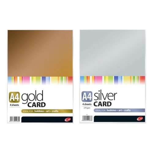 County A4 Art Card 270gsm Pack of 4-main