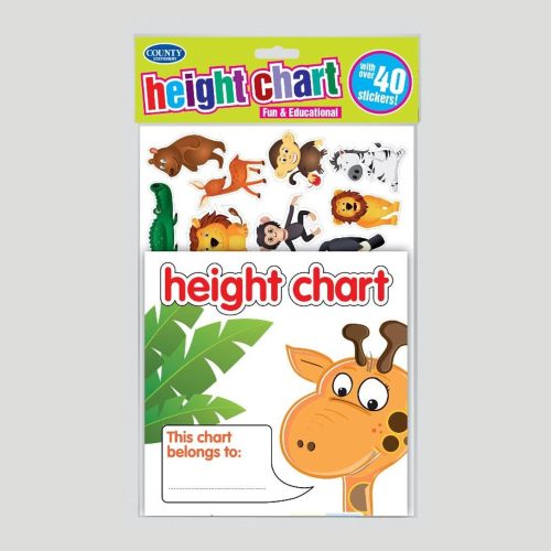 County Children's Height Chart with over 40 Stickers-main