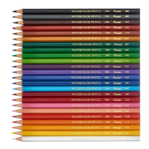 Pentel Watercolour Pencils CB9-colours