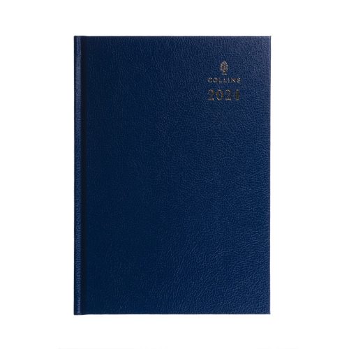 Collins Standard A4 Day to a Page Business Diary 2024 Blue1