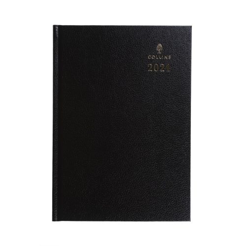 Collins Standard A5 Day to a Page Business Diary 2024 Black