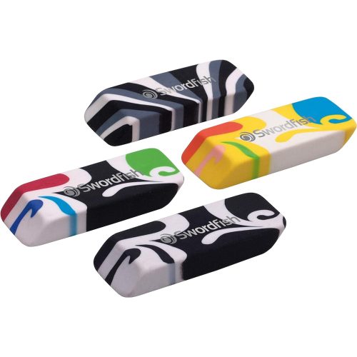 Swordfish Wavez Eraser Assorted Colours-main