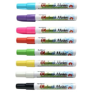 Artline Glassboard Marker Pens Assorted Colours-8