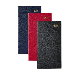 Morgan’s Direct 2027 Slim Diary Two Weeks to View Planner with Hard Cover