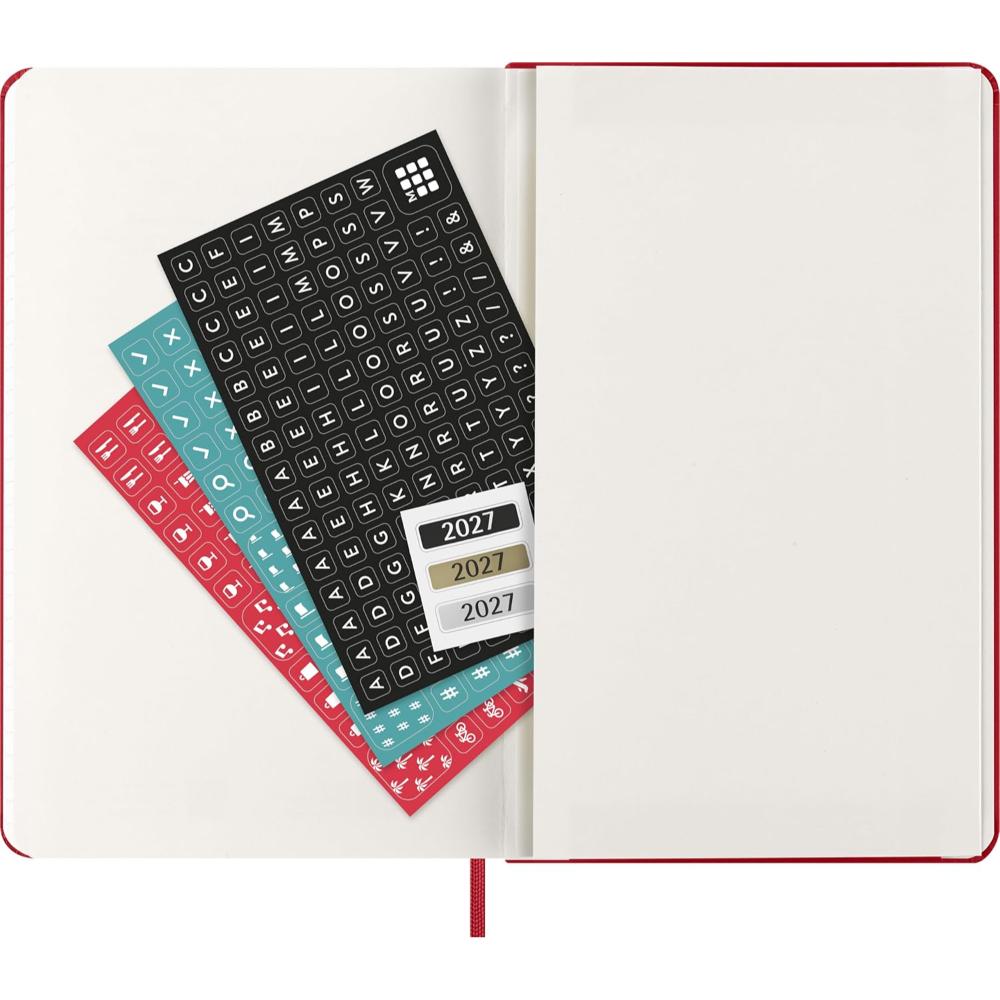 Moleskine 2027 Daily Diary Large Hardcover Notebook Scarlet Red - Image 6