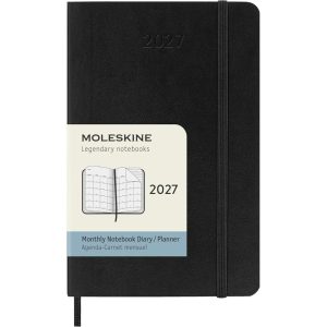 Moleskine 2027 Monthly Black Pocket