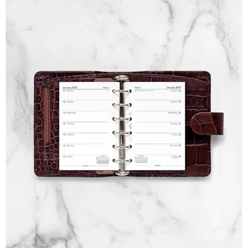 Filofax 2027 Pocket Week on One Page English Diary Refill 68226 - Image 4