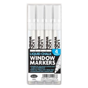 county-white-liquid-chalk-window-markers-4-pack