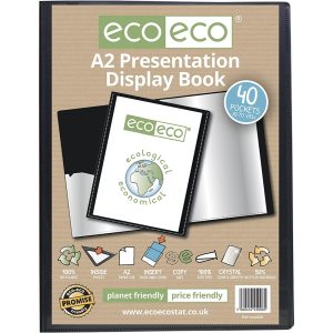 eco-eco A2 Presentation Display Book 40 Pockets