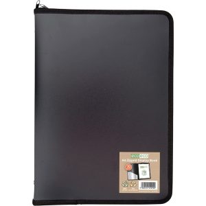 eco-eco A4 Zipped Presentation Display Book 30 Pockets