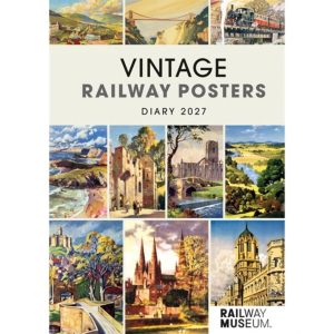 National Railway Museum, Vintage Railway Posters A5 Diary 2027