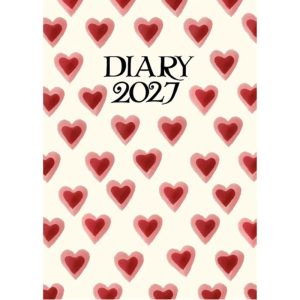 Emma Bridgewater, Double Hearts A6 Diary 2027