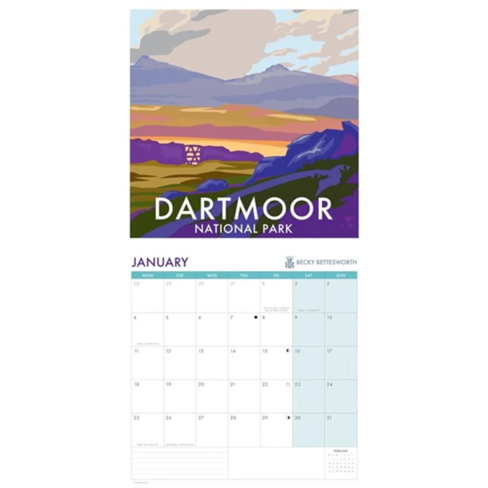 Becky Bettesworth, Seaside Poster Art 2027 Large Month To View Wall Calendar - Image 3