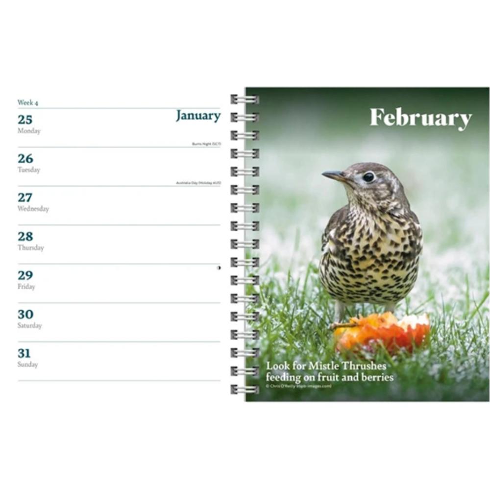 RSPB, Birds 2027 A5 Week To View Deluxe Diary - Image 3