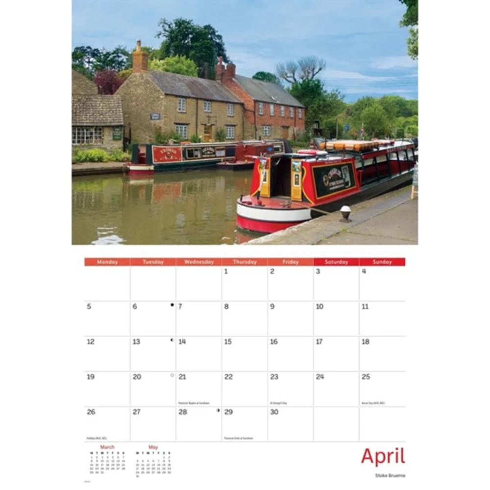 Northamptonshire 2027 A4 Month to View Wall Calendar - Image 3