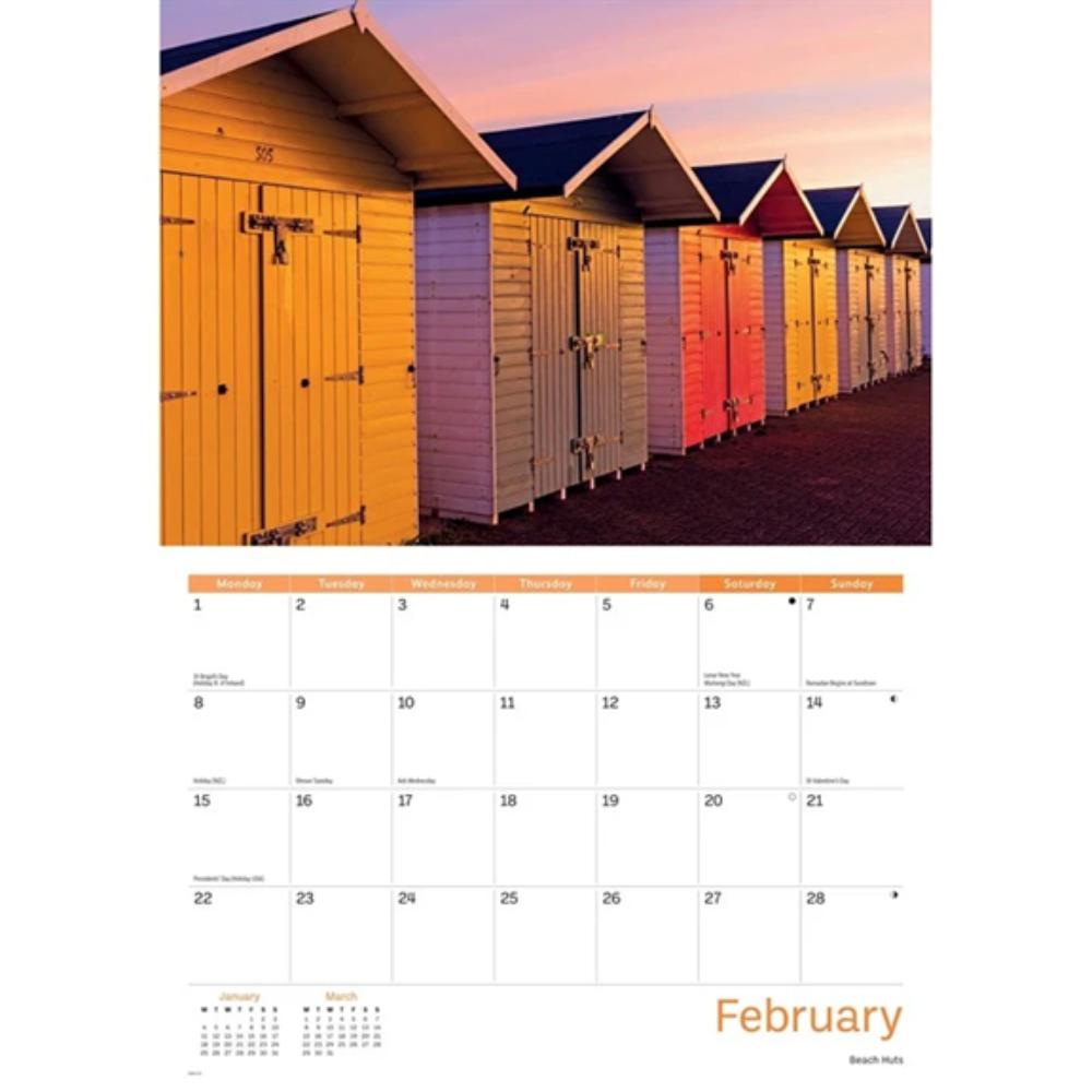 Eastbourne 2027 A4 Month to View Wall Calendar - Image 3