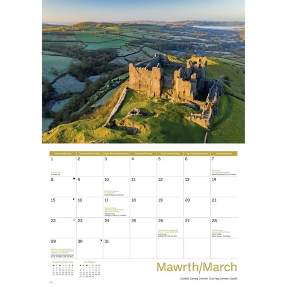 Brecon Beacons 2027 A4 Month to View Wall Calendar - Image 3