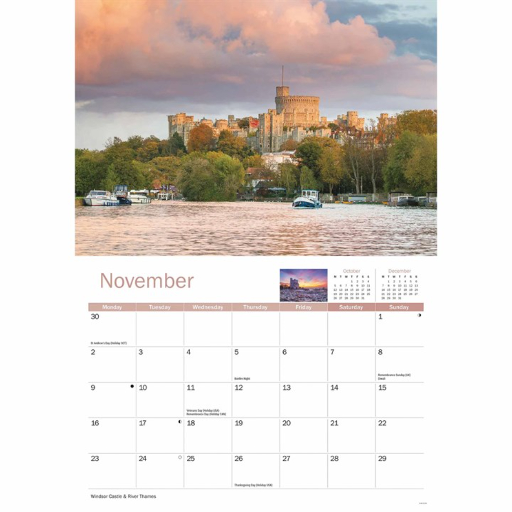Otter House 2026 Berkshire Memories A4 Month to View Calendar - Image 5