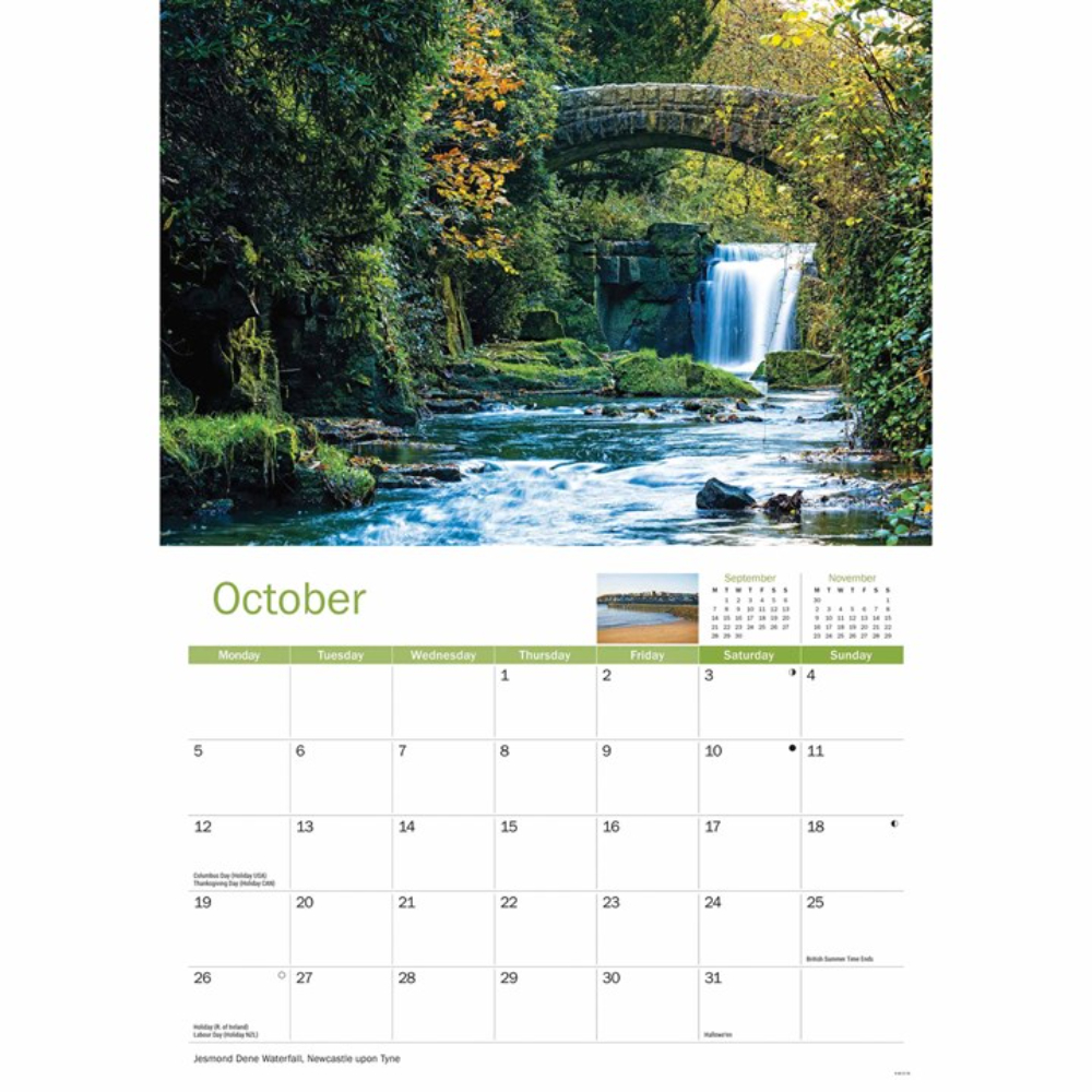 Otter House 2026 Tyne & Wear A4 Month to View Calendar - Image 4