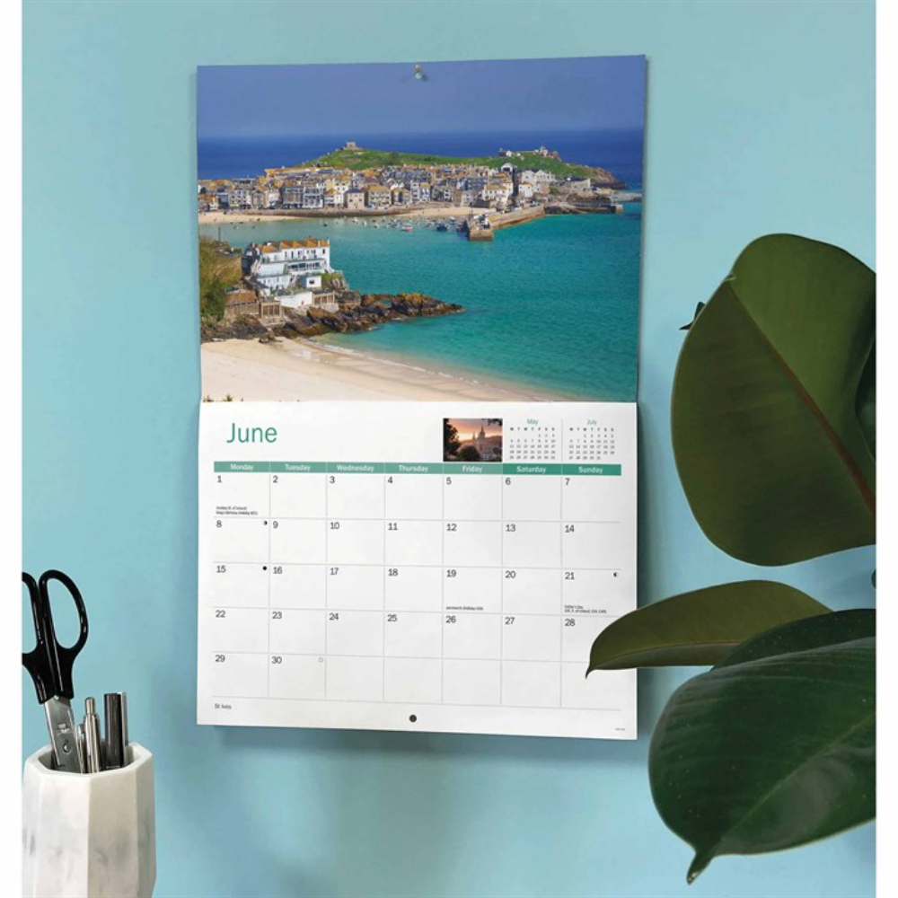 Otter House 2026 Cornwall Memories A4 Month to View Calendar - Image 6