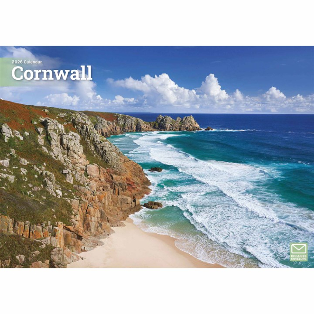 Otter House Cornwall Memories A4 Calendar Month to View 2026