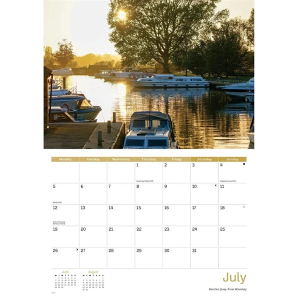Suffolk 2027 A4 Month to View Wall Calendar - Image 4