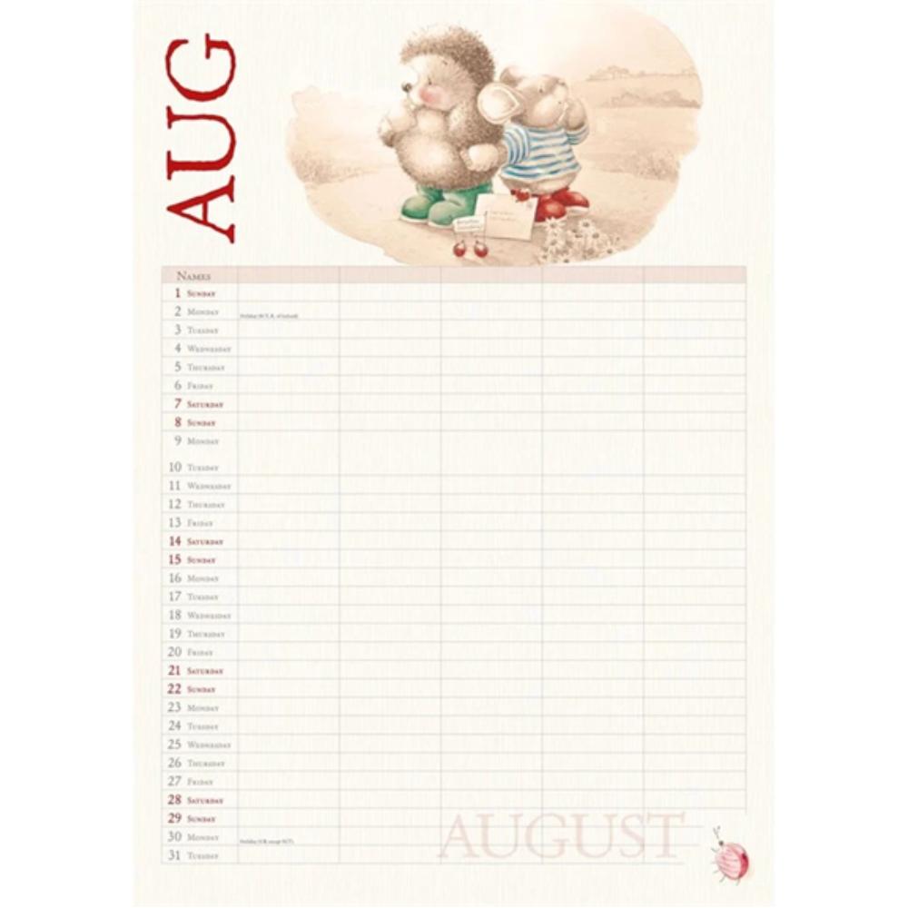 Country Companions 2027 A4 Month to View Wall Calendar - Image 4