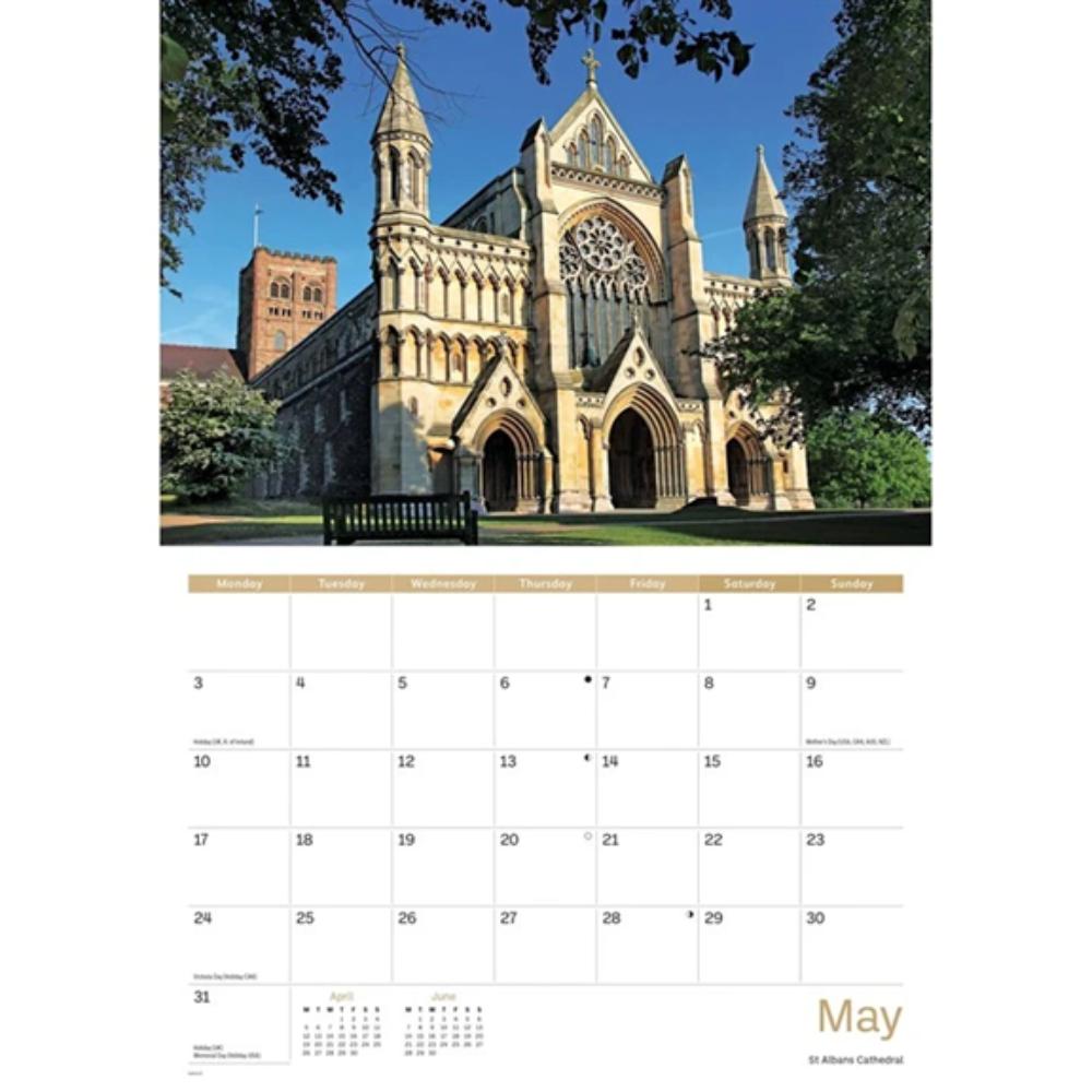 Hertfordshire 2027 A4 Month to View Wall Calendar - Image 4
