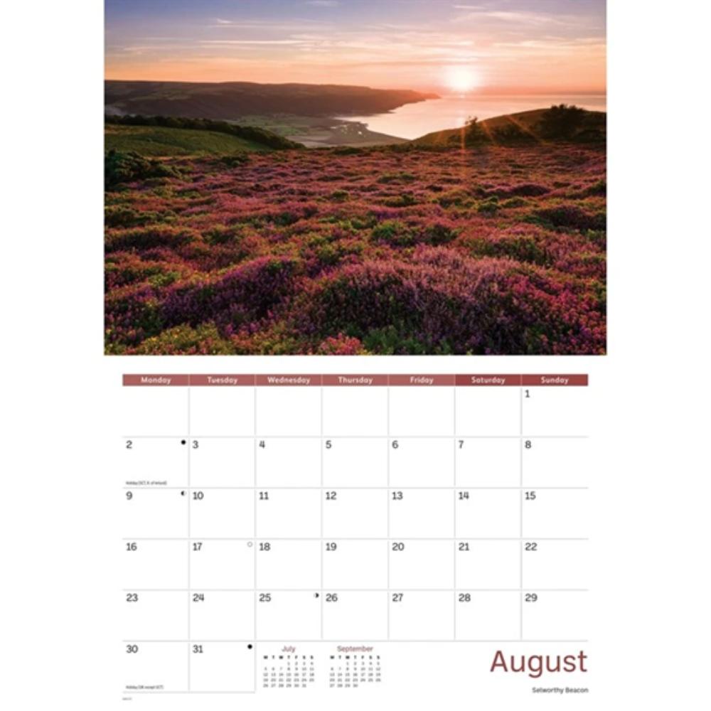 Exmoor 2027 A4 Month to View Wall Calendar - Image 4