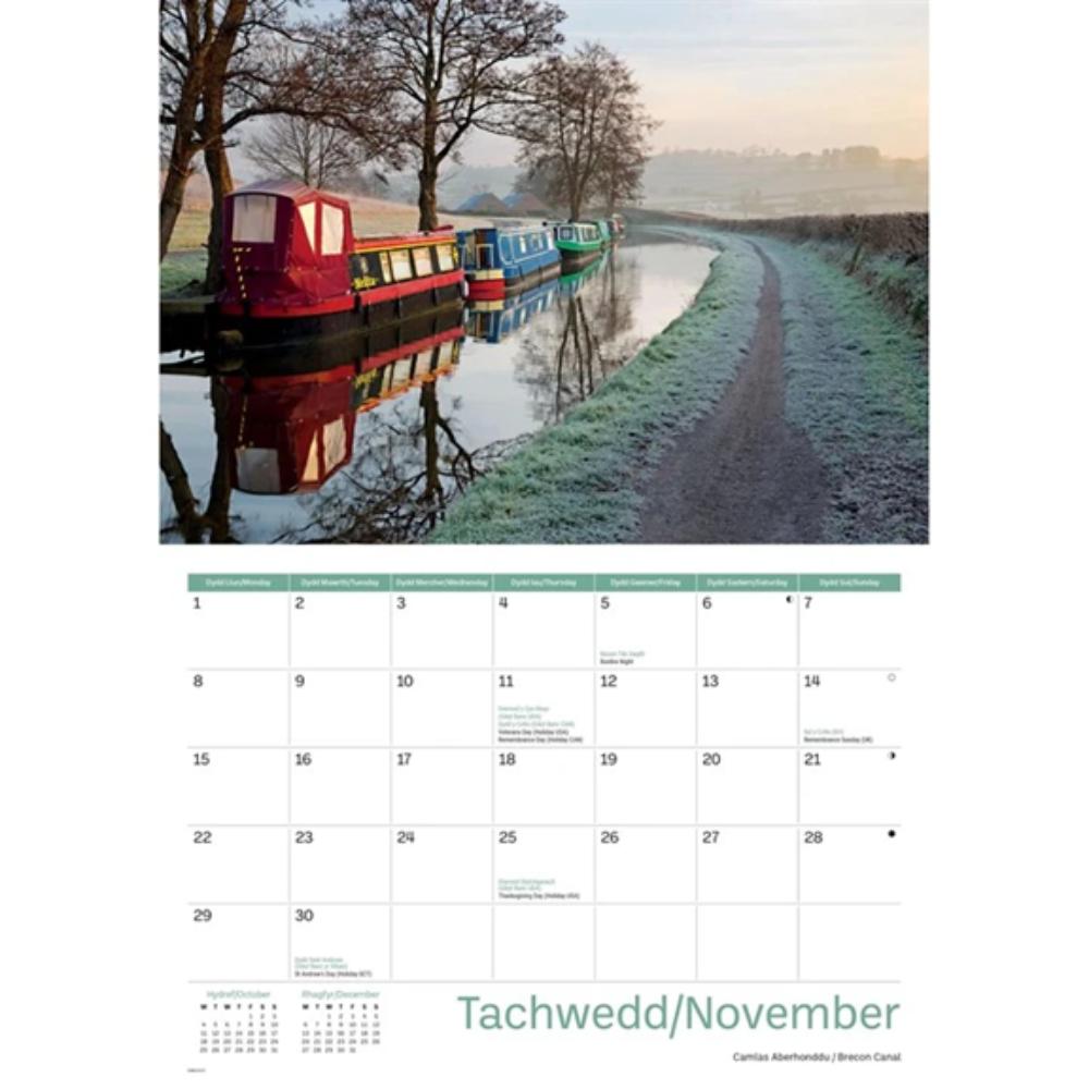 Brecon Beacons 2027 A4 Month to View Wall Calendar - Image 4