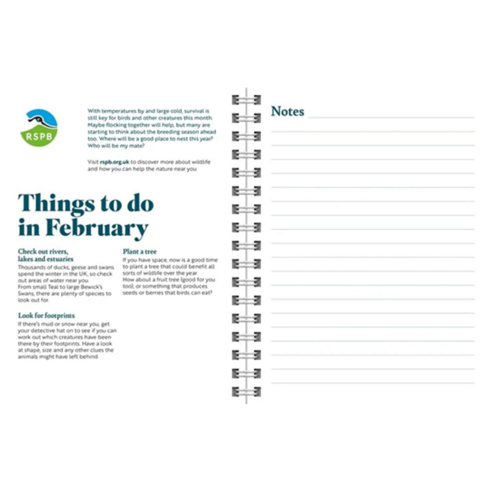 RSPB, Birds 2027 A5 Week To View Deluxe Diary - Image 5